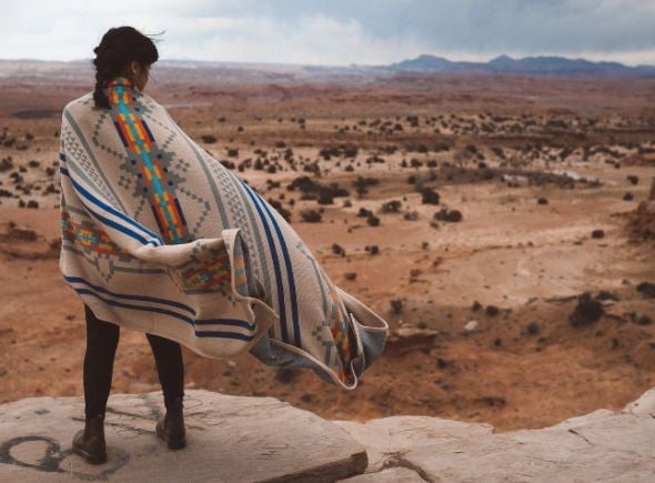 Wondery Explorer Wraparound Blanket